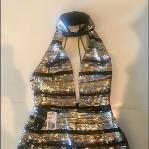 Sequined Shorts Romper Size 6